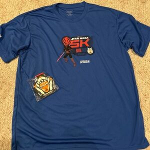 RunDisney 2021 Star Wars Rival Run 5k medal & XL T-shirt